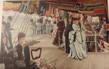 The Ball on Shipboard 1874 Tissot
